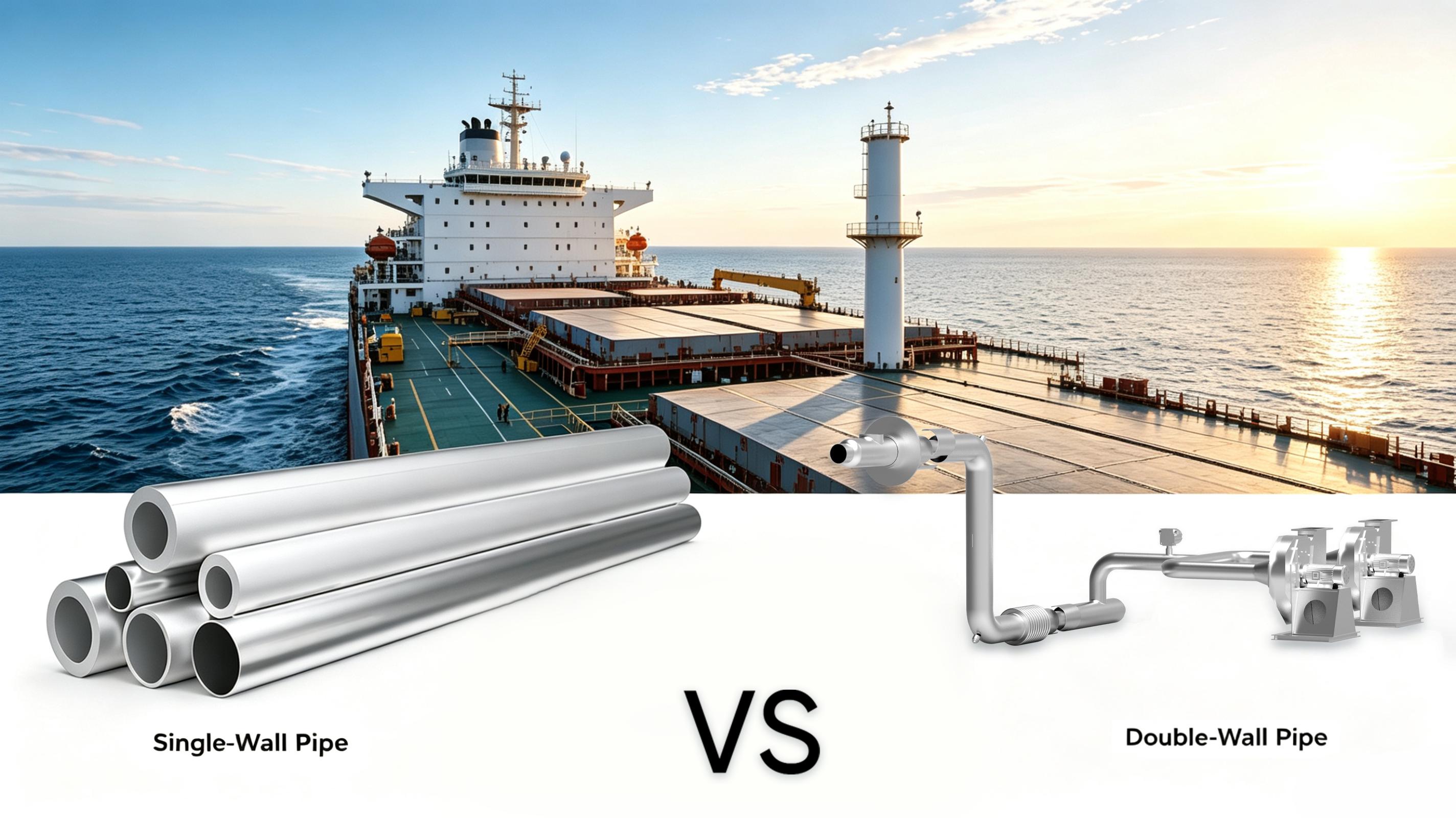 Double-Wall Pipe vs. Single-Wall Pipe: Differences, Benefits & Applications