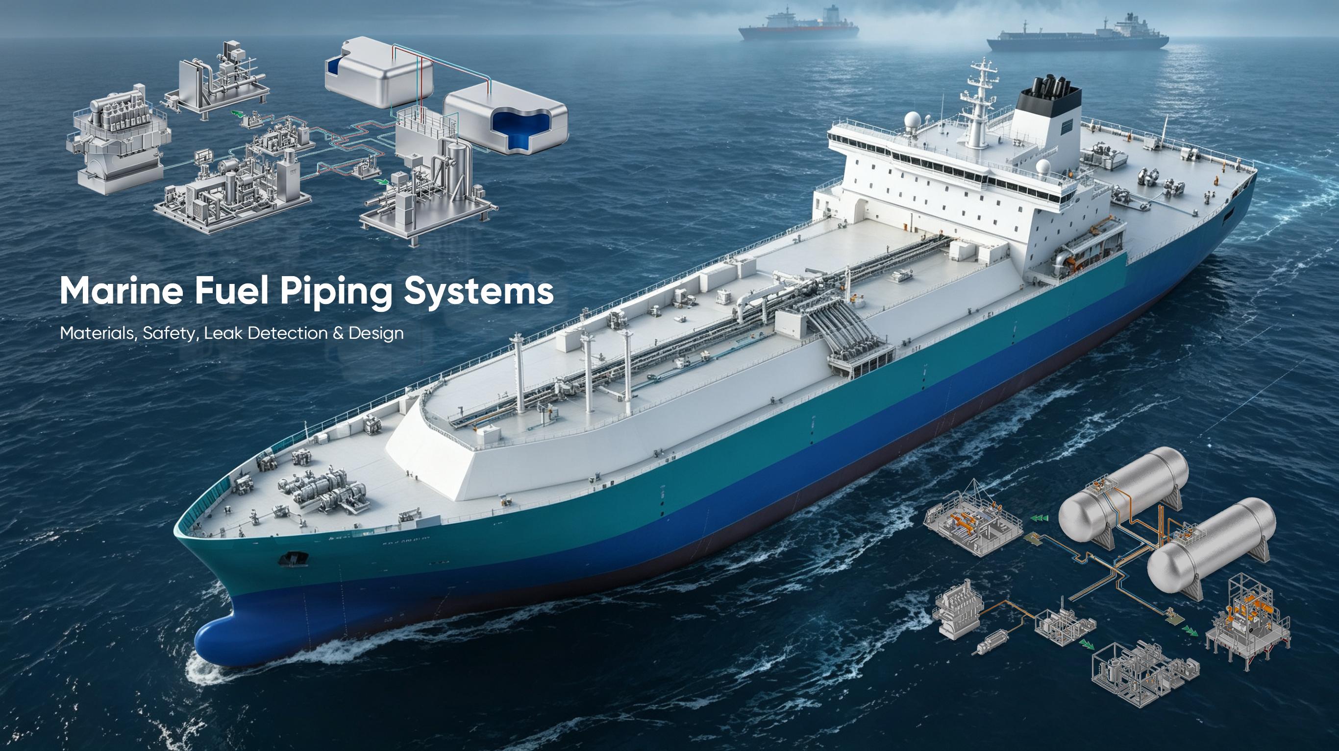 Marine Fuel Piping Systems: Materials, Safety, Leak Detection & Design