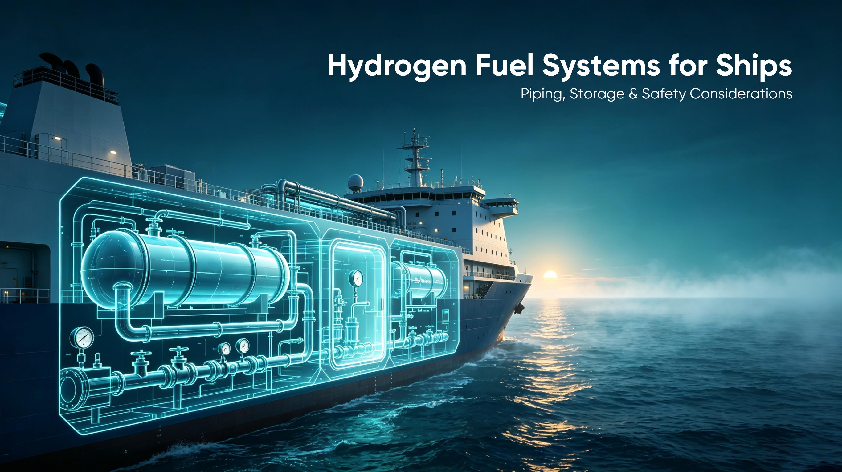 Hydrogen Fuel Systems for Ships: Piping, Storage & Safety Considerations