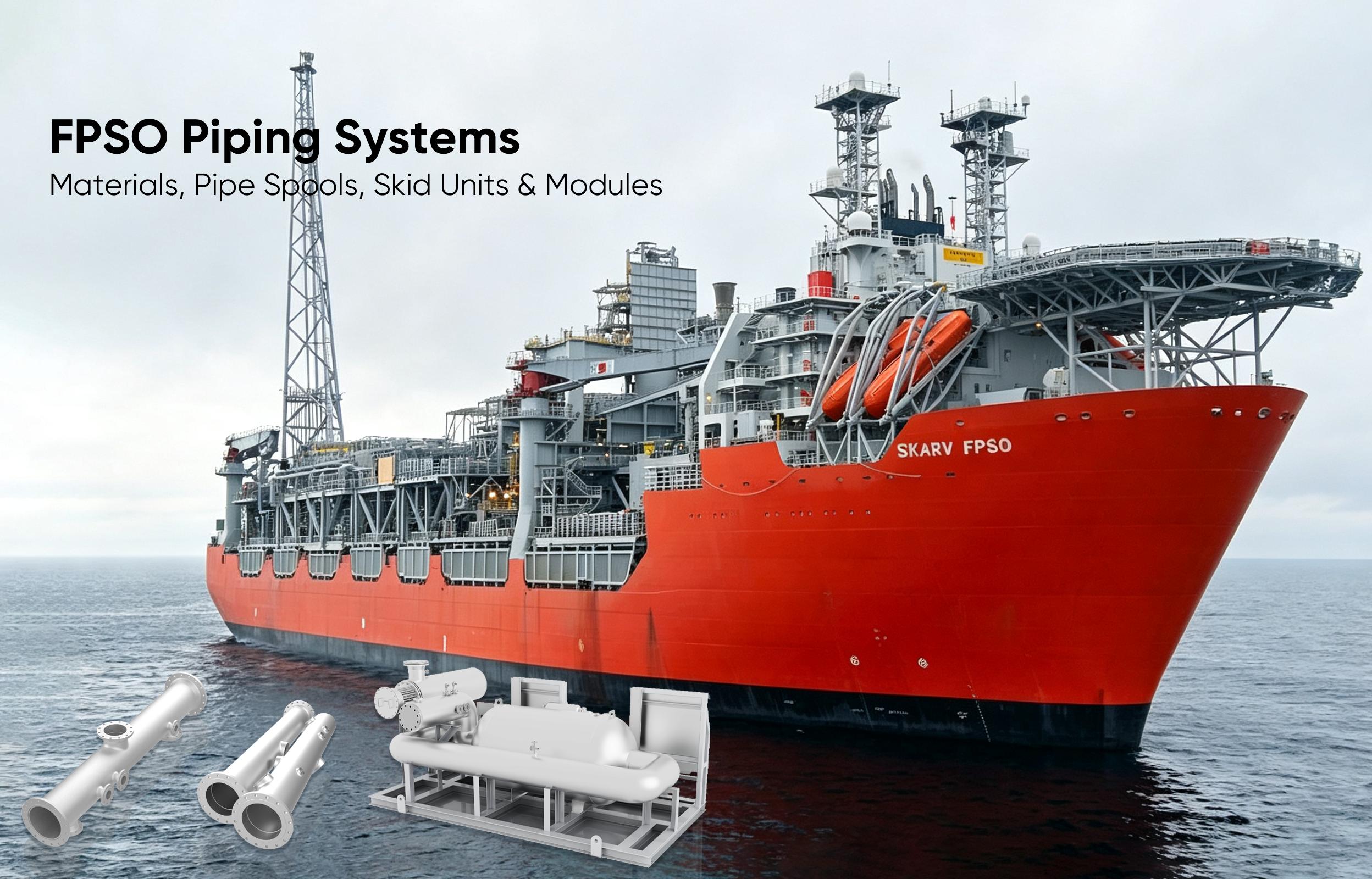 FPSO Piping Systems: Materials, Pipe Spools, Skid Units & Modules