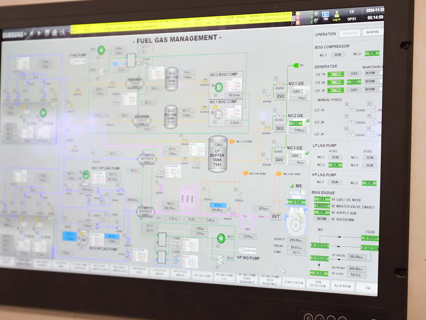 COSCO SHIPPING Specialized G3165 Dual-Fuel System