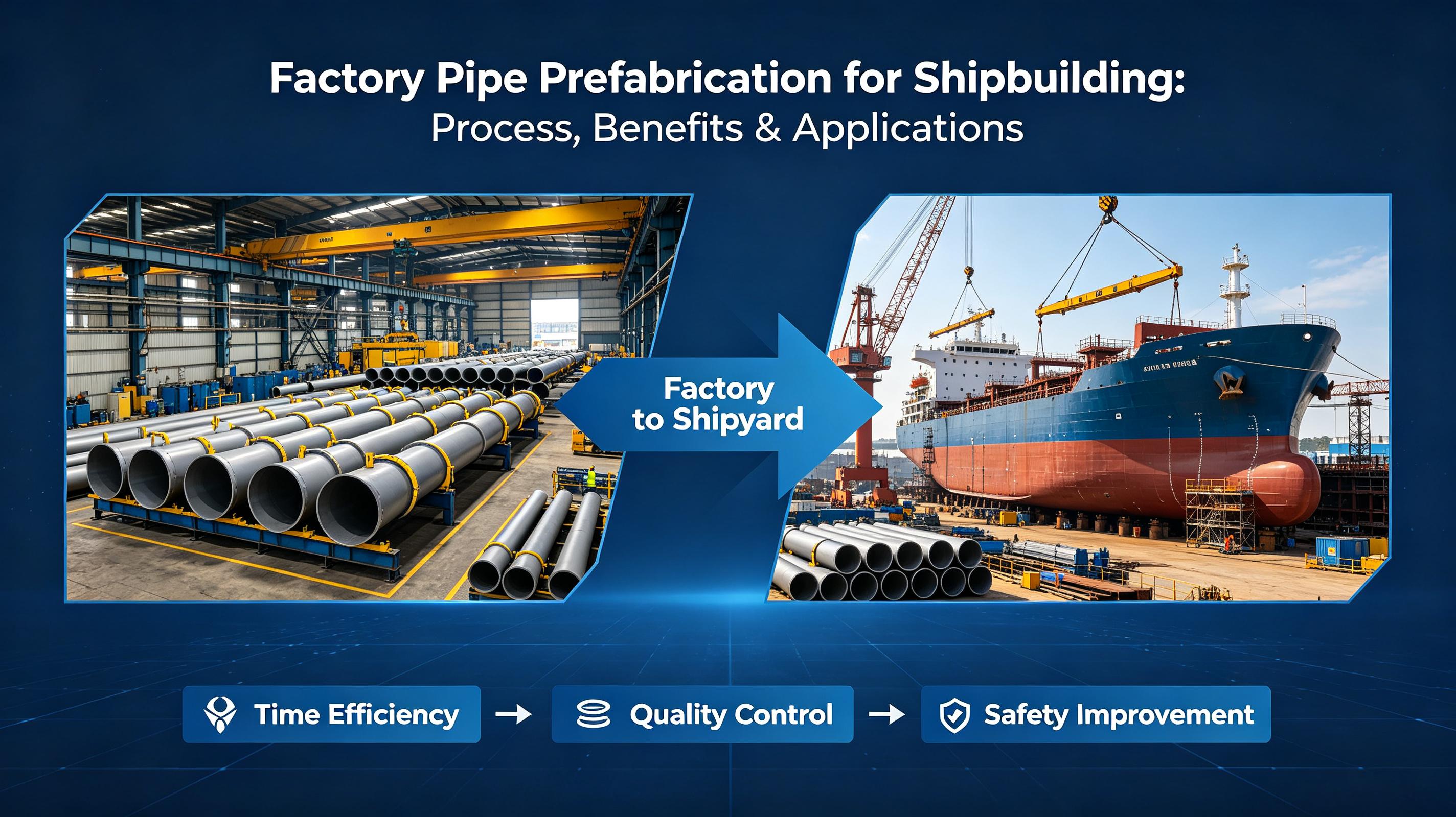 Factory Pipe Prefabrication for Shipbuilding: Process, Benefits & Applications